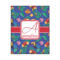 Parrots & Toucans Wood Print - 16x20 (Personalized)