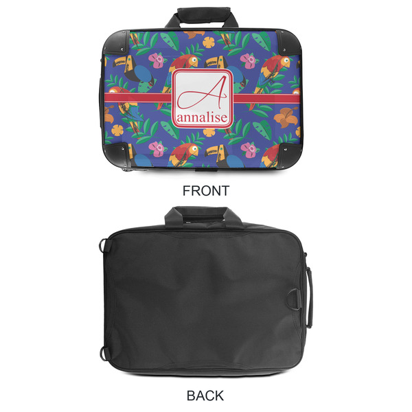 Parrots & Toucans 18" Laptop Briefcase - APPROVAL
