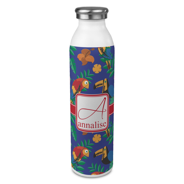 Custom Parrots & Toucans 20oz Stainless Steel Water Bottle - Full Print (Personalized)