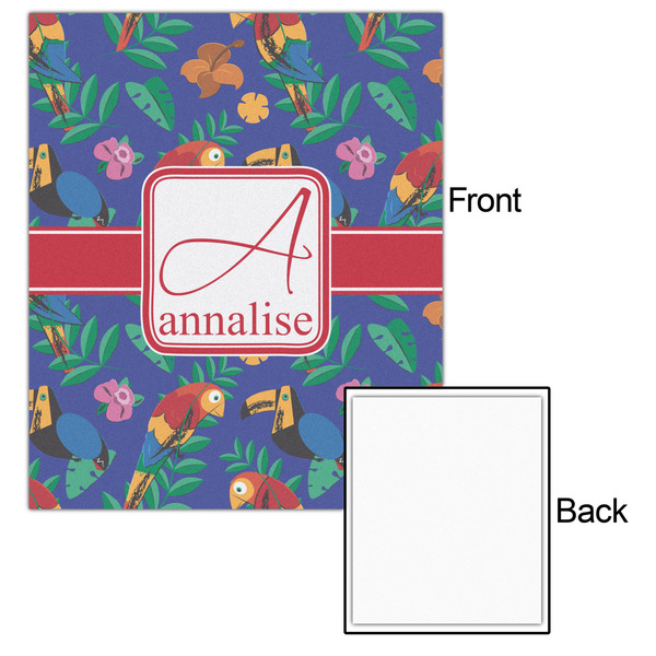 Parrots & Toucans 20x24 - Matte Poster - Front & Back