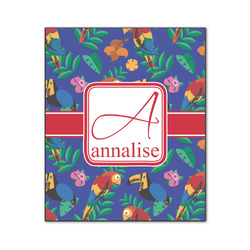Parrots & Toucans Wood Print - 20x24 (Personalized)