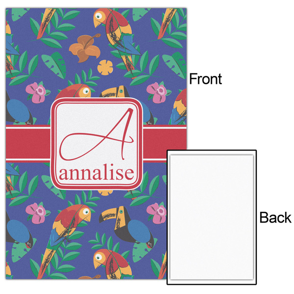 Parrots & Toucans 20x30 - Matte Poster - Front & Back