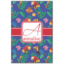Parrots & Toucans Wood Print - 20x30 (Personalized)