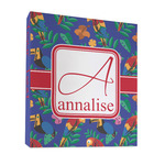 Parrots & Toucans 3 Ring Binder - Full Wrap - 1" (Personalized)