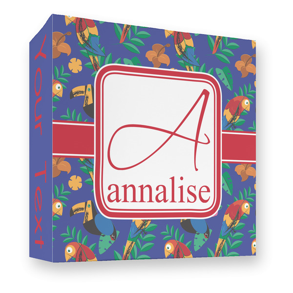 Parrots & Toucans 3 Ring Binders - Full Wrap - 3" - FRONT