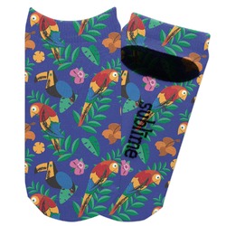 Parrots & Toucans Adult Ankle Socks (Personalized)