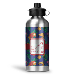 Parrots & Toucans Water Bottle - Aluminum - 20 oz (Personalized)