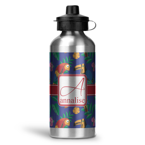 Custom Parrots & Toucans Water Bottles - 20 oz - Aluminum (Personalized)