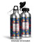 Parrots & Toucans Aluminum Water Bottle - Alternate lid options