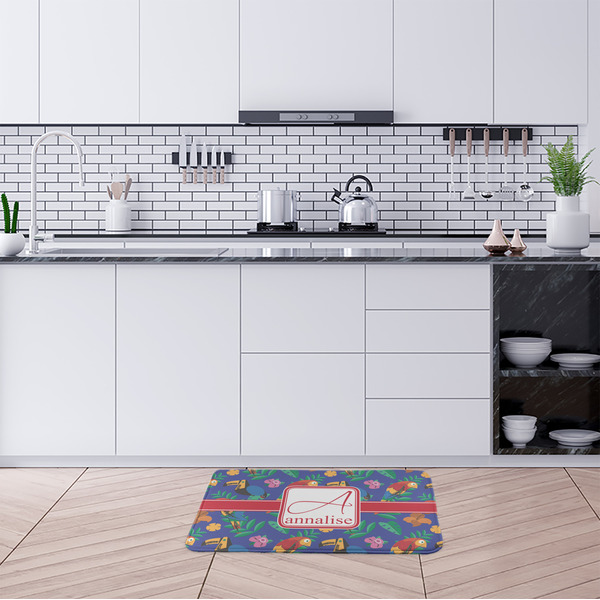 Parrots & Toucans Anti-Fatigue Kitchen Mats - LIFESTYLE