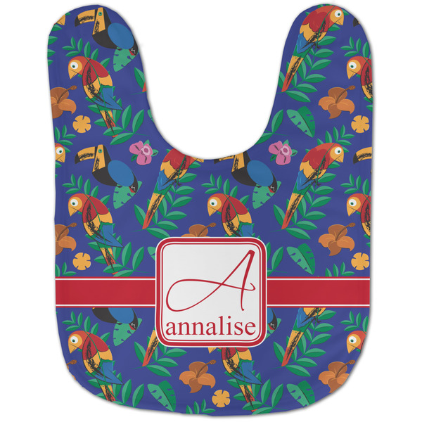 Parrots & Toucans Baby Bib - AFT flat
