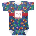 Parrots & Toucans Baby Bodysuit 6-12 (Personalized)
