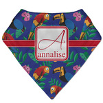 Parrots & Toucans Bandana Bib (Personalized)
