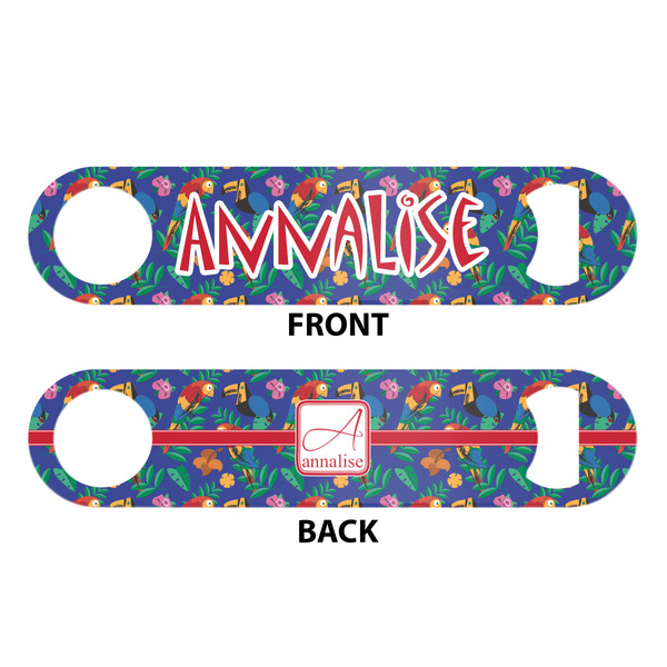 Parrots & Toucans Bar Bottle Opener - White - Approval