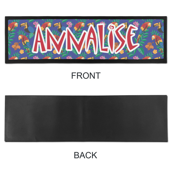 Parrots & Toucans Bar Mat - Large - APPROVAL