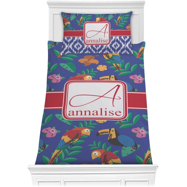 Parrots & Toucans Bedding Set (Twin)