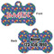 Parrots & Toucans Bone Shaped Dog ID Tag - Large - Approval