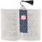 Parrots & Toucans Bookmark with tassel - In book