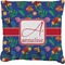 Parrots & Toucans Burlap Pillow (Personalized)