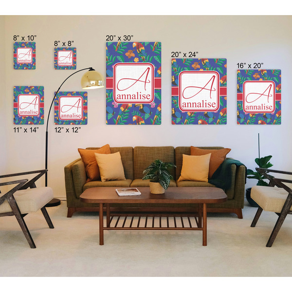 Parrots & Toucans Canvas Prints - Multiple Sizes