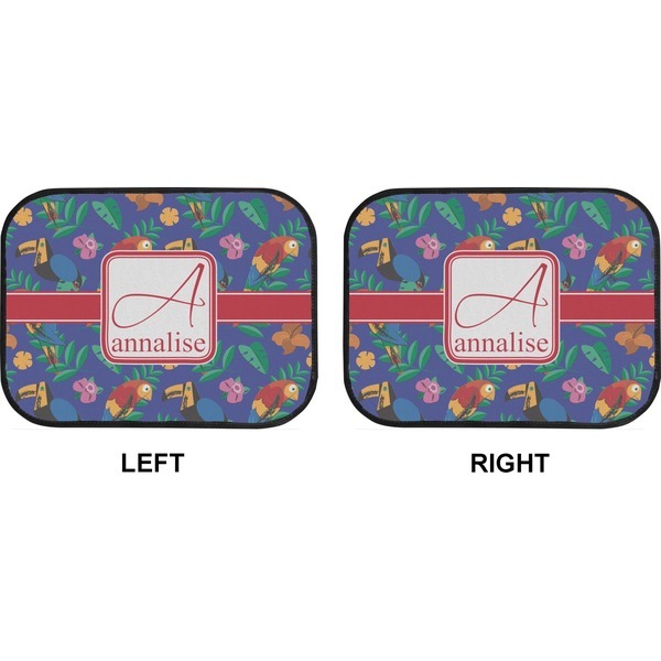 Parrots & Toucans Car Floor Mats (Back Seat) (Approval)