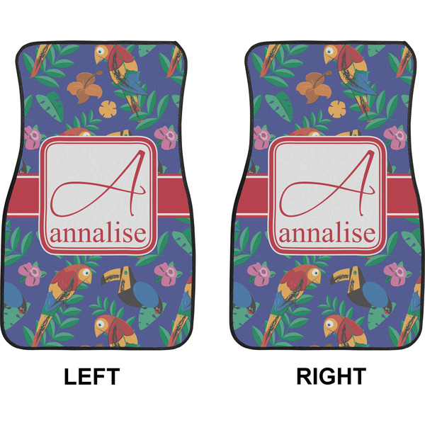 Parrots & Toucans Car Mat Front - Approval