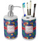 Parrots & Toucans Ceramic Bathroom Accessories Set (Personalized)