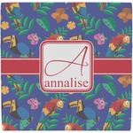 Parrots & Toucans Ceramic Tile Hot Pad (Personalized)