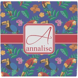 Parrots & Toucans Ceramic Tile Hot Pad (Personalized)
