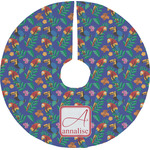 Parrots & Toucans Tree Skirt (Personalized)