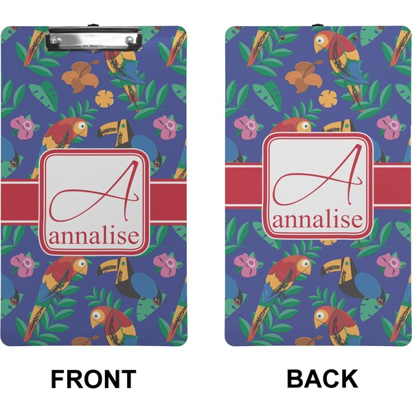 Parrots & Toucans Clipboard (Legal) (Front + Back)