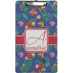 Parrots & Toucans Clipboard (Legal Size) (Personalized)