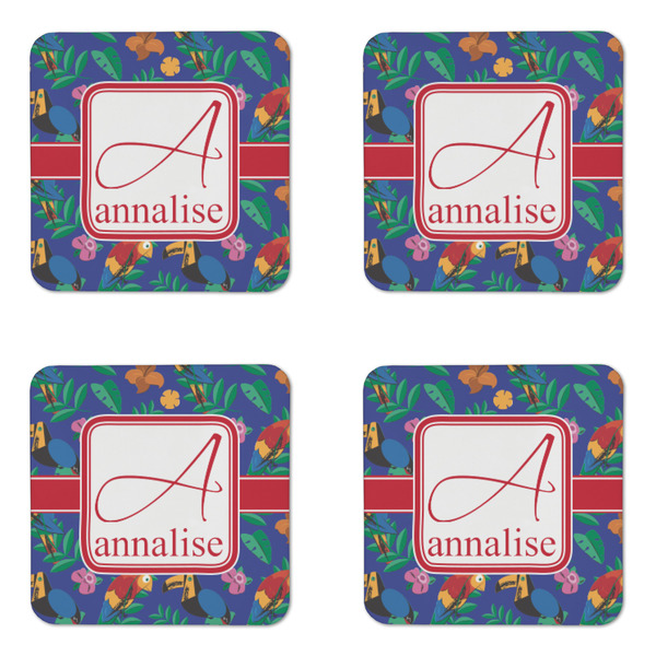 Parrots & Toucans Coaster Set - APPROVAL