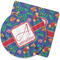 Parrots & Toucans Rubber Backed Coaster (Personalized)