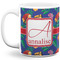 Parrots & Toucans 11 Oz Coffee Mug - White (Personalized)