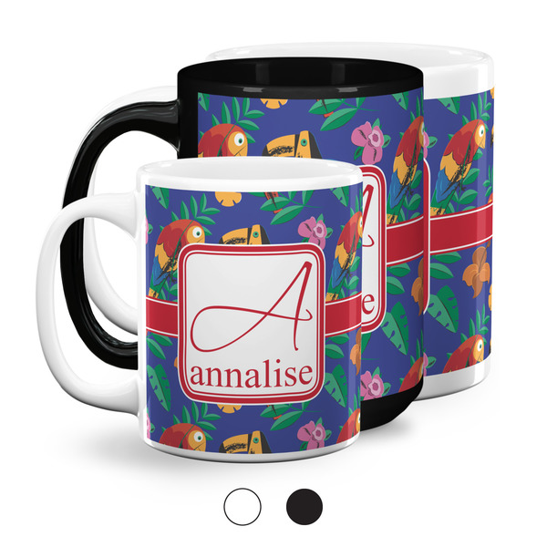 Parrots & Toucans Coffee Mugs Main