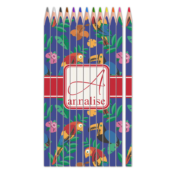 Custom Parrots & Toucans Colored Pencils (Personalized)
