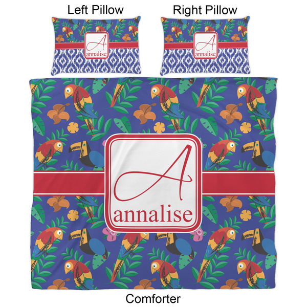 Parrots & Toucans Comforter Set - King - Approval