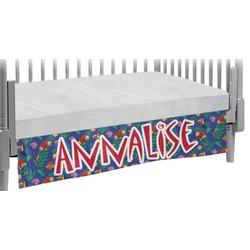 Parrots & Toucans Crib Skirt (Personalized)