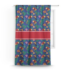 Parrots & Toucans Curtain - 50"x84" Panel