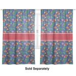 Parrots & Toucans Curtain Panel - Custom Size