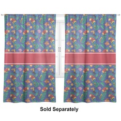 Parrots & Toucans Curtain Panel - Custom Size