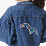 Parrots & Toucans Large Custom Shape Patch - 2XL