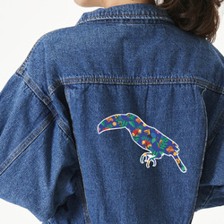 Parrots & Toucans Large Custom Shape Patch - 2XL