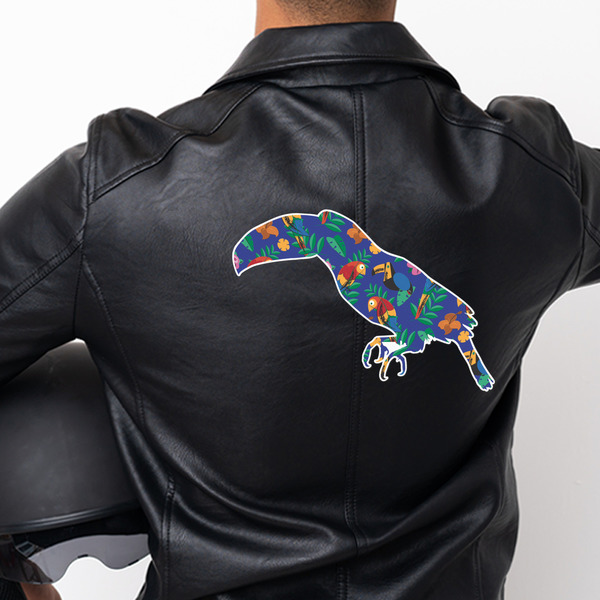 Parrots & Toucans Custom Shape Iron On Patches - XXXL - APPROVAL
