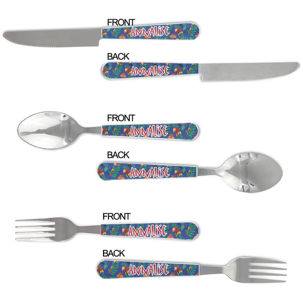 Parrots & Toucans Cutlery Set - APPROVAL