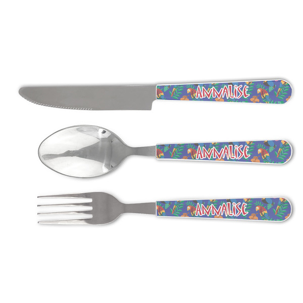 Custom Parrots & Toucans Cutlery Set (Personalized)