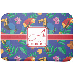 Parrots & Toucans Dish Drying Mat (Personalized)
