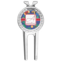 Parrots & Toucans Golf Divot Tool & Ball Marker (Personalized)