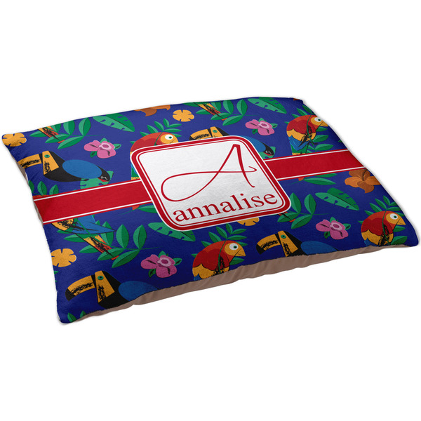 Parrots & Toucans Dog Bed - Large